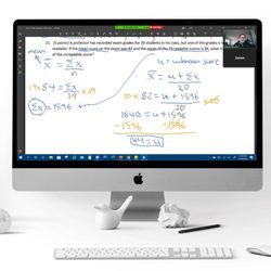 Best South Bay Tutor - Online classes now available! Here's our math tutor Wilmer helping a student with statistics homework online!