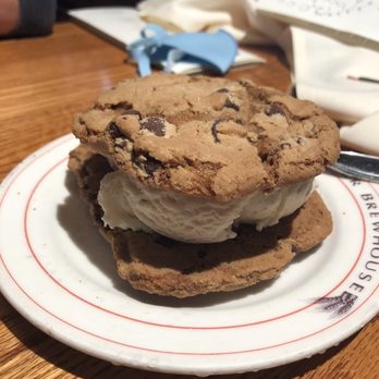 Glacier BrewHouse - Kids ice cream cookie sandwich - American Near Me - Anchorage, Alaska Glacier BrewHouse - Kids ice cream cookie sandwich - American Near Me - Anchorage, Alaska