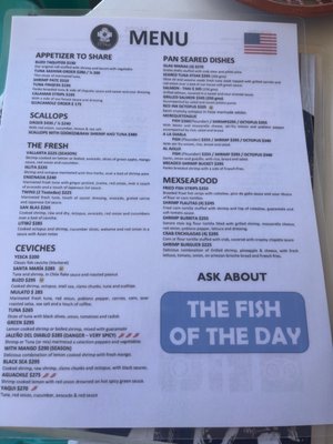Menu photo 5 El Buzo Puerto Peñasco, SON Menu photo 5 El Buzo Puerto Peñasco, SON