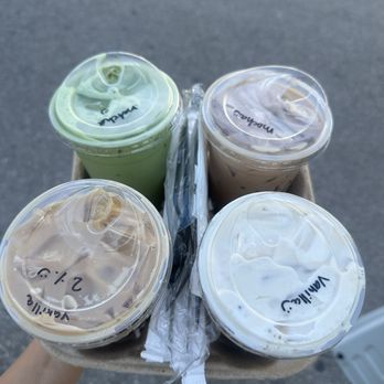 Laidrey Coffee Roasters - Vanilla Latte Mocha Matcha Latte - Coffee Roasteries Near Me - Encino, California