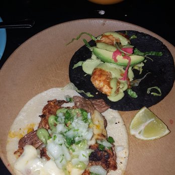 Machete Tequila + Tacos - Beef and shrimp tacos - Mexican Near Me - Denver, Colorado Machete Tequila + Tacos - Beef and shrimp tacos - Mexican Near Me - Denver, Colorado