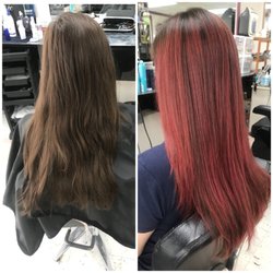Tai's Elite Beauty - Before and After. Full Highlighting with Shadow Root.