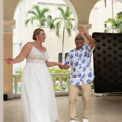 Ash and T's Formals - My wedding dress from Ash & T's! Photo credit: AlohaMedia Weddings