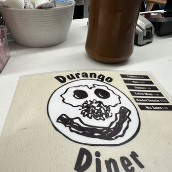 Durango Diner - Menu picture. - Diners Near Me - Durango, Colorado