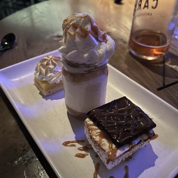 CARVE American Grille - Barton Creek - Dessert trio - New American Near Me - Austin, Texas CARVE American Grille - Barton Creek - Dessert trio - New American Near Me - Austin, Texas