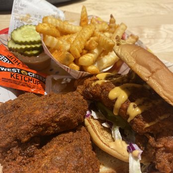 Dave's Hot Chicken - #3- Slider + tenders - Chicken Shop Near Me - Indianapolis, Indiana