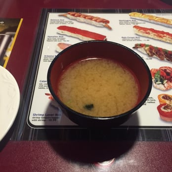 Sushi Monster - Miso soup for a starter - Sushi Bars Near Me - Belmont, California Sushi Monster - Miso soup for a starter - Sushi Bars Near Me - Belmont, California