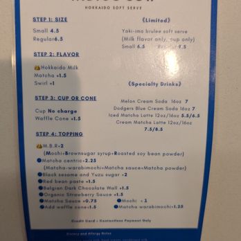 Indigo Cow - Menu - Ice Cream & Frozen Yogurt Near Me - Los Angeles, California