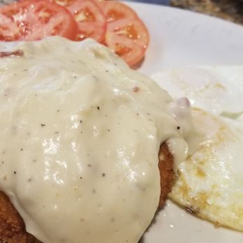 Cappys Cafe - Chicken fried chicken (a whole breast). Fabulous. Recommend getting the creamed gravy on the side. - Breakfast & Brunch Near Me - Newport Beach, California Cappys Cafe - Chicken fried chicken (a whole breast). Fabulous. Recommend getting the creamed gravy on the side. - Breakfast & Brunch Near Me - Newport Beach, California