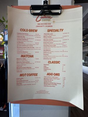 Menu photo 1 Calaca Coffee Crockett, CA
