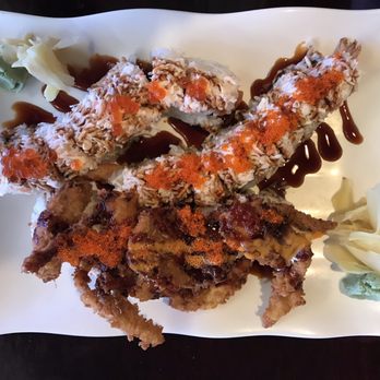 Sushi Raku - Crazy Monkey Roll Power Roll  Oh Oh Baby Roll - Japanese Near Me - Concord, California