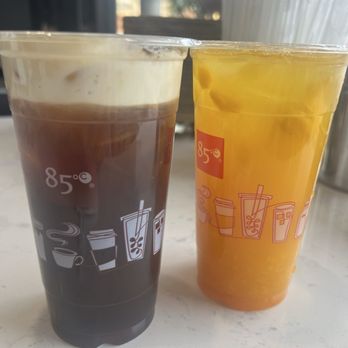 85°C Bakery Cafe-Brea - My go to drink - sea salt coffee and mango green tea. - Bakeries Near Me - Brea, California