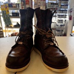 Aviation Shoe Repair - After -- new Vibram sole, leather restored