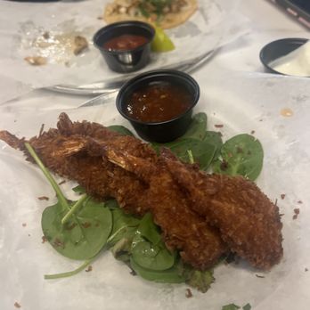 Love At First Bite - Coconut Shrimp (cooked) - Breakfast & Brunch Near Me - Atlanta, Georgia Love At First Bite - Coconut Shrimp (cooked) - Breakfast & Brunch Near Me - Atlanta, Georgia