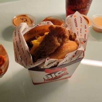 Big Chicken - The Big Sloppy with sweet potato fries! - Chicken Shop Near Me - Las Vegas, Nevada Big Chicken - The Big Sloppy with sweet potato fries! - Chicken Shop Near Me - Las Vegas, Nevada
