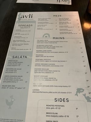 Menu photo 1 Avli Milwaukee, WI Menu photo 1 Avli Milwaukee, WI