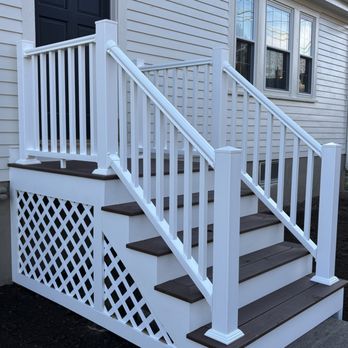 Milton Carpentry Services - New entry deck. - Decks & Railing Near Me - Lynn, Massachusetts Milton Carpentry Services - New entry deck. - Decks & Railing Near Me - Lynn, Massachusetts