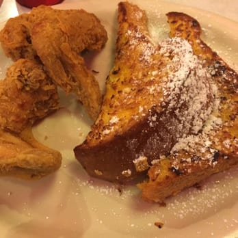 Midnight Diner - Coconut French Toast with fried chicken, I highly recommend trying this. - Diners Near Me - Charlotte, North Carolina