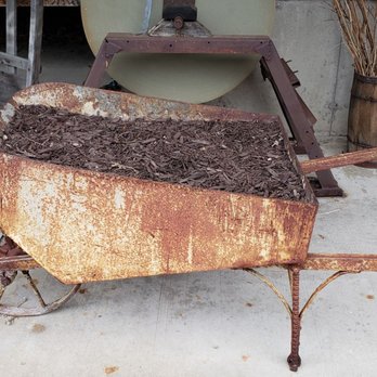 The Old Feed Mill - a wheelbarrow full of mulch - New American Near Me - Mazomanie, Wisconsin The Old Feed Mill - a wheelbarrow full of mulch - New American Near Me - Mazomanie, Wisconsin