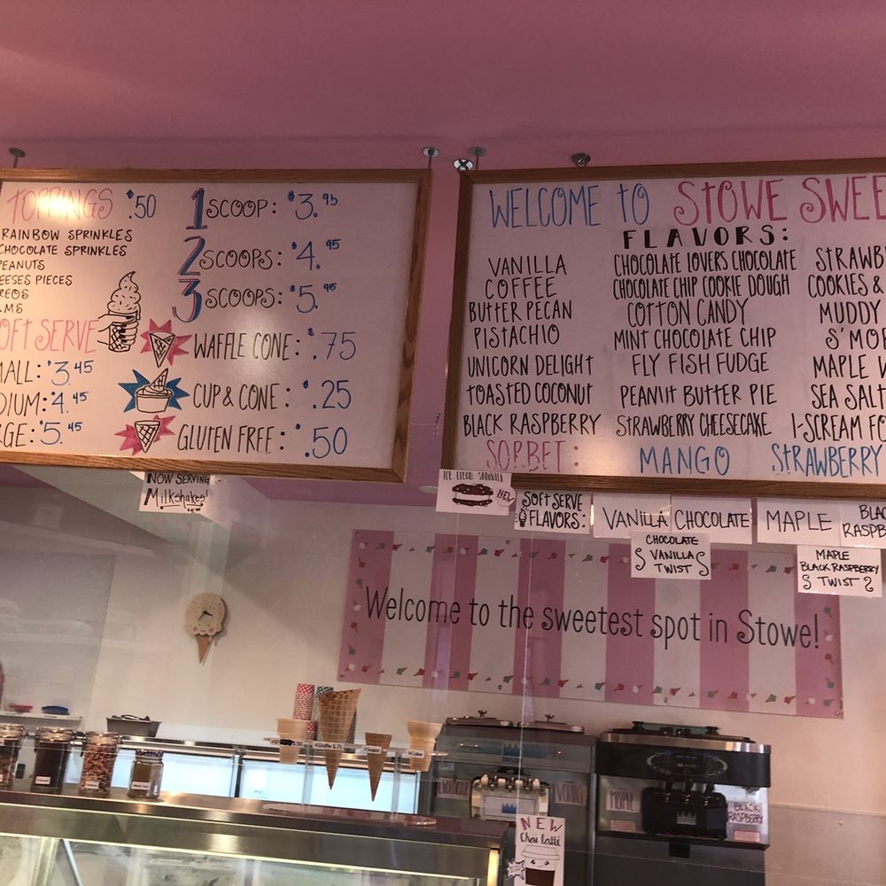 Stowe Sweets - Ice Cream & Frozen Yogurt Near Me - Stowe, Vermont Stowe Sweets - Ice Cream & Frozen Yogurt Near Me - Stowe, Vermont
