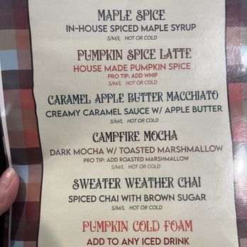 Fresh Pots - Seasonal autumn beverage - Coffee & Tea Near Me - Greenwood, Indiana