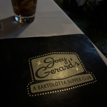 Joey Gerard's - A Bartolotta Supper Club - Menu - Steakhouses Near Me - Greendale, Wisconsin Joey Gerard's - A Bartolotta Supper Club - Menu - Steakhouses Near Me - Greendale, Wisconsin