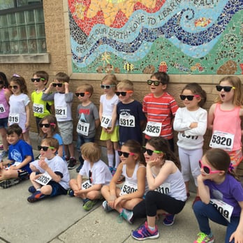 North Park Elementary School - Students participate in several exciting school-wide fundraisers throughout the year.  This photo is from our annual Fun Run. - Elementary Schools Near Me - Chicago, Illinois