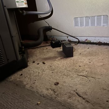 Window World of Reno - After work completed, AC line bent to ground - Windows Installation Near Me - Reno, Nevada