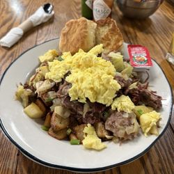 Huckleberry Cafe - Corned beef hash