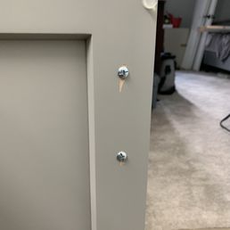 Chip out on cabinet door