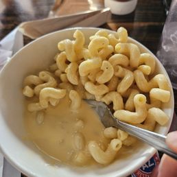 Mac and cheese, very watery, I don't recommend. Mac and cheese, very watery, I don't recommend.