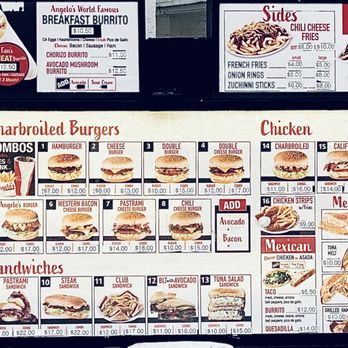 Angelo's Burgers - Menu (January 28, 2026) - Burgers Near Me - Glendora, California Angelo's Burgers - Menu (January 28, 2026) - Burgers Near Me - Glendora, California