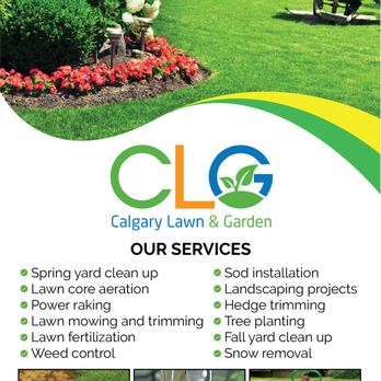 Calgary Lawn and Garden - a flyer for a landscaping company - Lawn Services Near Me - Calgary, Alberta Calgary Lawn and Garden - a flyer for a landscaping company - Lawn Services Near Me - Calgary, Alberta