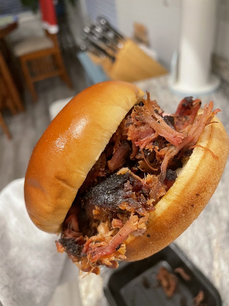 Food from VooDoo BBQ & Grill