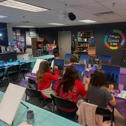 Fun With Canvas & More - Fun paint party with these awesome kids!
