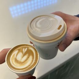 Cortado and cappuccino Cortado and cappuccino