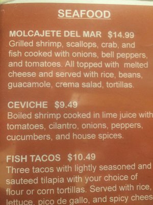 Menu photo 2 El Rey Mexican Restaurant Lincolnton, NC Menu photo 2 El Rey Mexican Restaurant Lincolnton, NC