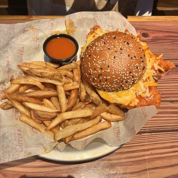 Miller's Ale House - Buffalo chicken sandwich - Sports Bars Near Me - Snellville, Georgia