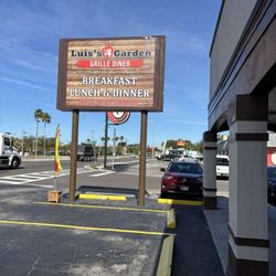 Garden Grille Cafe - Billboard of the restaurant