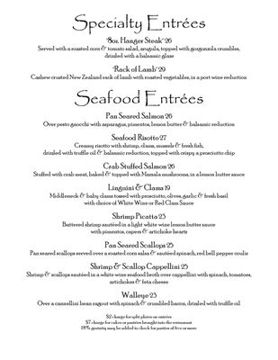 Menu photo 4 Tomato Grill Hudson, OH