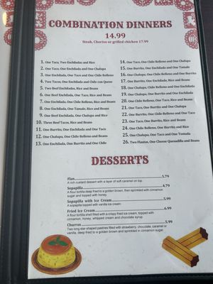 Menu photo 3 La Leona Mexican Restaurant Winnebago, IL