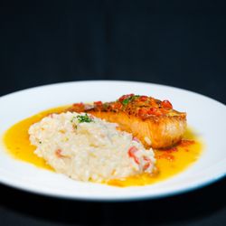 Anthony's Clam House & Grill - Salmon Risotto