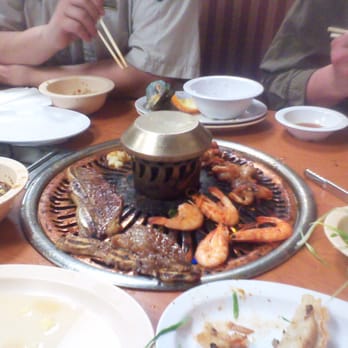 Koreana Grill - the kolbi beef is the best meat - i could take or leave the shrimp - Korean Near Me - Riverside, California