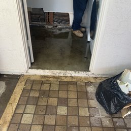 Leak was from neighbor's leaking pipe in wall. Tenant was "moving out" didn't bother reporting flooded laundry room. Shouldn't have happened Leak was from neighbor's leaking pipe in wall. Tenant was "moving out" didn't bother reporting flooded laundry room. Shouldn't have happened
