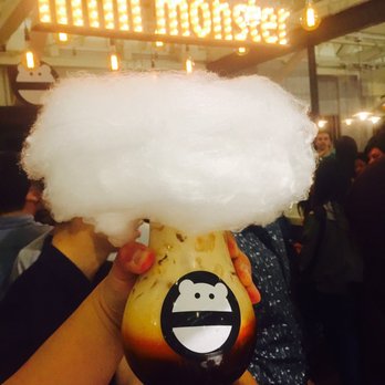 Mini Monster Cafe - Cute and delicious Thai Iced Tea with boba and Cotton Candy :) - Bubble Tea Near Me - Anaheim, California Mini Monster Cafe - Cute and delicious Thai Iced Tea with boba and Cotton Candy :) - Bubble Tea Near Me - Anaheim, California