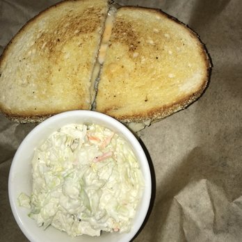 Malone's Tavern - a grilled cheese sandwich and coleslaw - Bars Near Me - Warren, Michigan