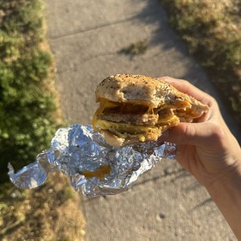 Rise And Grind Coffee - Everything bagel sandwich - Coffee Roasteries Near Me Rise And Grind Coffee - Everything bagel sandwich - Coffee Roasteries Near Me