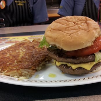 Waffle House - Double cheeseburger and hash browns for under $5! - Breakfast & Brunch Near Me - Metairie, Louisiana