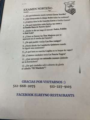 Menu photo 1 ElReyno Restuarante Elgin, TX Menu photo 1 ElReyno Restuarante Elgin, TX