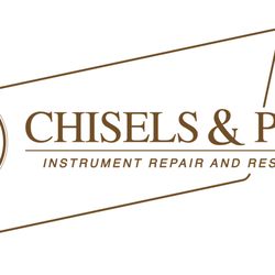 Chisels & Picks - Chisels & Picks Instrument Repair and Restoration Logo.